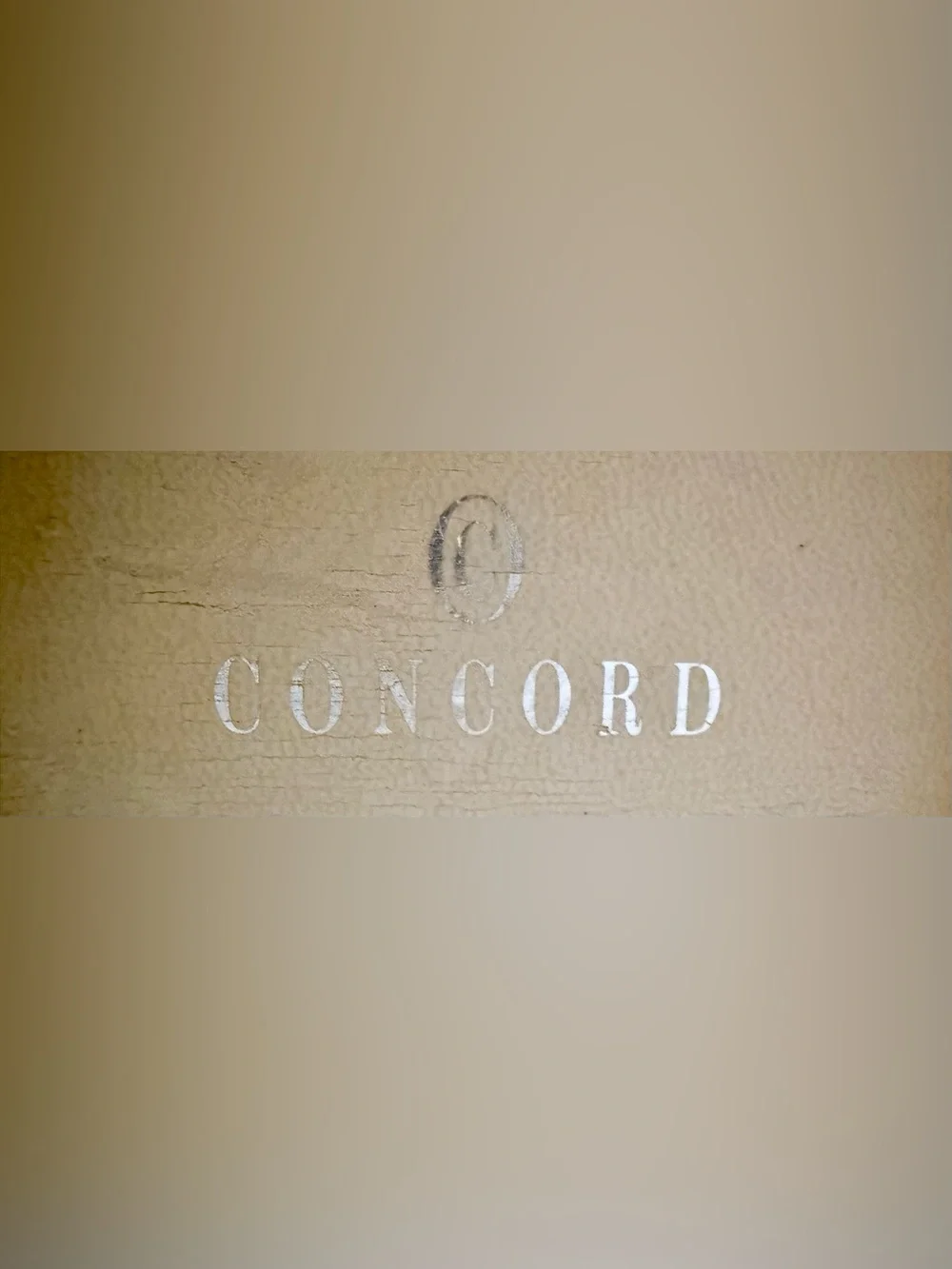 Original Concord Watch Co 382 8-Day Folding Travel Alarm Clock Box Burl Wood